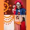 Marigold Garland Diwali Decor Artificial Flowers (Light Orange & Dark Orange)